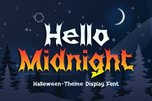 Hello Midnight - Halloween Font
