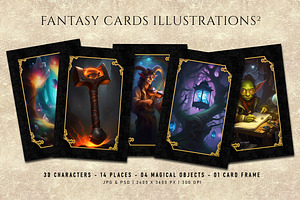 Fantasy Cards Illustrations 2.0, a Decorative Illustration by Digital Art Creations