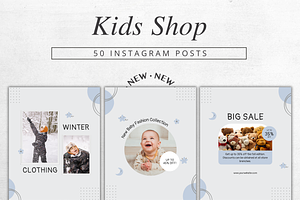 Kids Shop Canva Templates