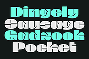 Chumb; Bold Quirky Display Font, a Sans Serif Font by Eko Bimantara (Thumbnail 8 of 11)