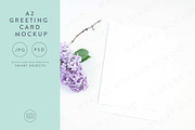 Summer Floral Greeting Card Mockup, a Product Mockup by Makers Mockup Studio (Thumbnail 1 of 5)
