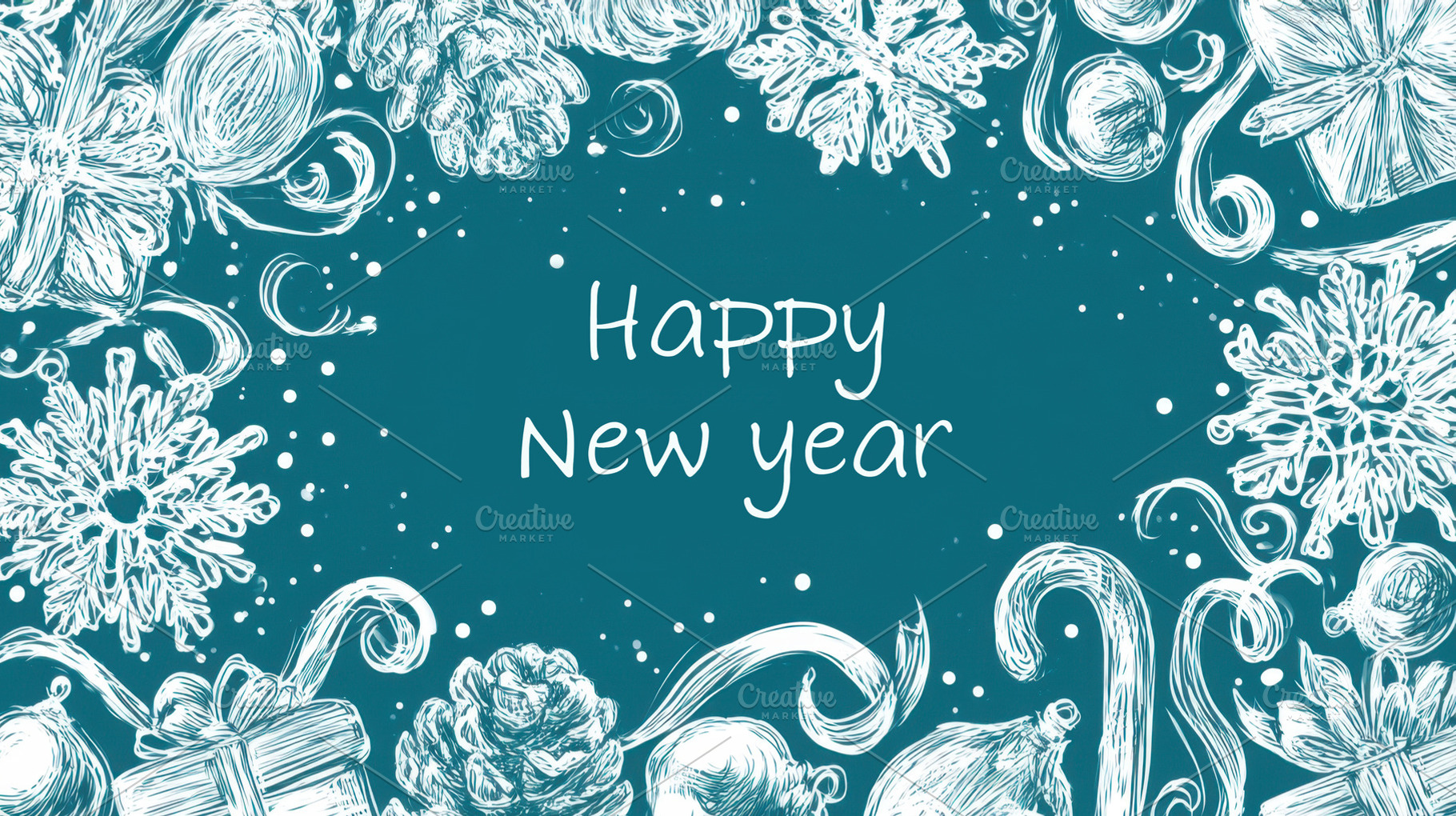 Happy New Year celebration design, a Photo by Beautiful things