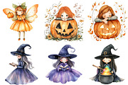 Cute Halloween Girl Sublimation, a Seasonal Illustration by CitraGraphics (Thumbnail 4 of 4)