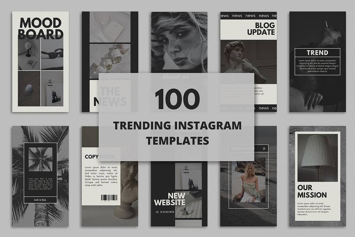 Trending Instagram Templates Canva, a Social Media Template by IvankaDesign