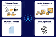 500 Keys And Locks Vector Icons, an Outline Icon by Juicy Icons (Thumbnail 2 of 5)