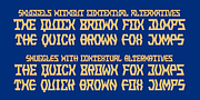 Snuggels, a Font by Ingrimayne Type (Thumbnail 8 of 9)