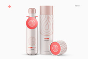 Thermos Bottle with Tube Mockup Set, a Packaging Mockup by HelenStock (Thumbnail 2 of 20)