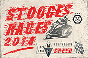 Stooges Races, a Font by maghrib (Thumbnail 2 of 4)