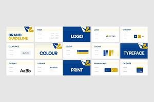 Creative brand guidelines layout
