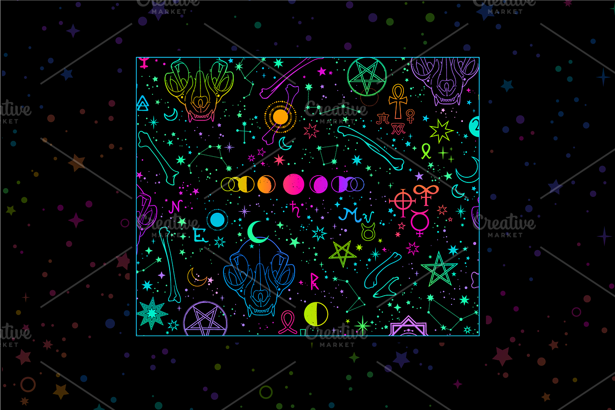 Halloween backgrounds, a Pattern Graphic by Victoria Bat (Photo 6 of 9)