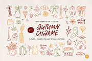 Four Seasons Line Art Bundle, a Seasonal Illustration by Alena Koval (Thumbnail 6 of 17)