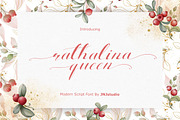 Rathalina Queen Modern Script, a Script Font by JNJ Studio (Thumbnail 1 of 12)