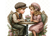 Romance Time Clipart JPG, a Person Illustration by Memories By Lea (Thumbnail 19 of 20)