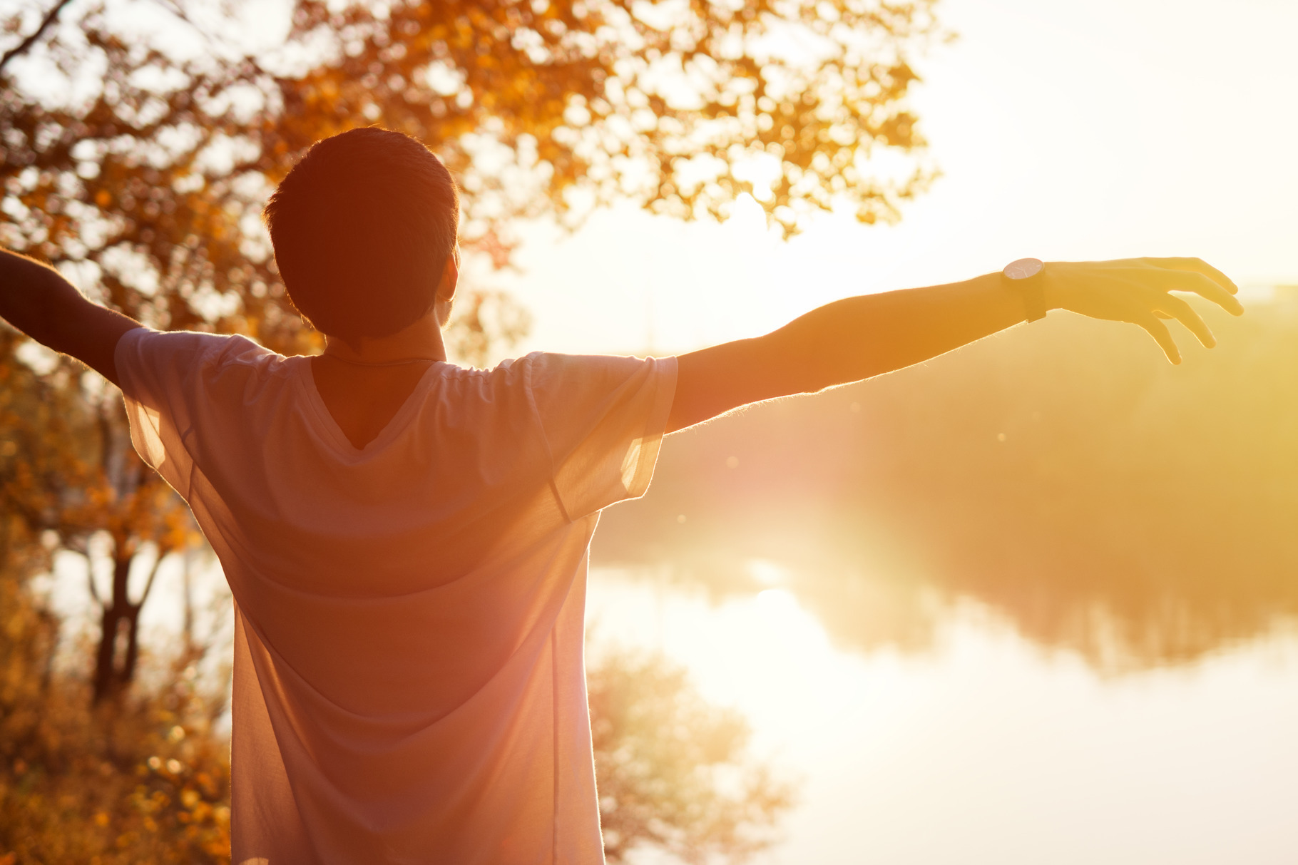 A young man enjoys the sun and rest, a Person Photo by PavelKant ...