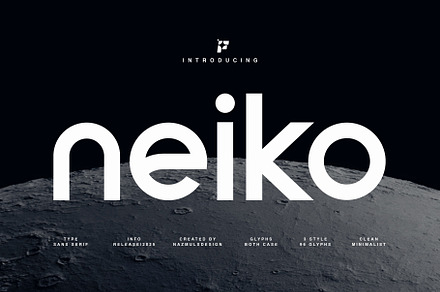 Neiko | Sans Serif Typeface, a Sans Serif Font by NazmulsDesign