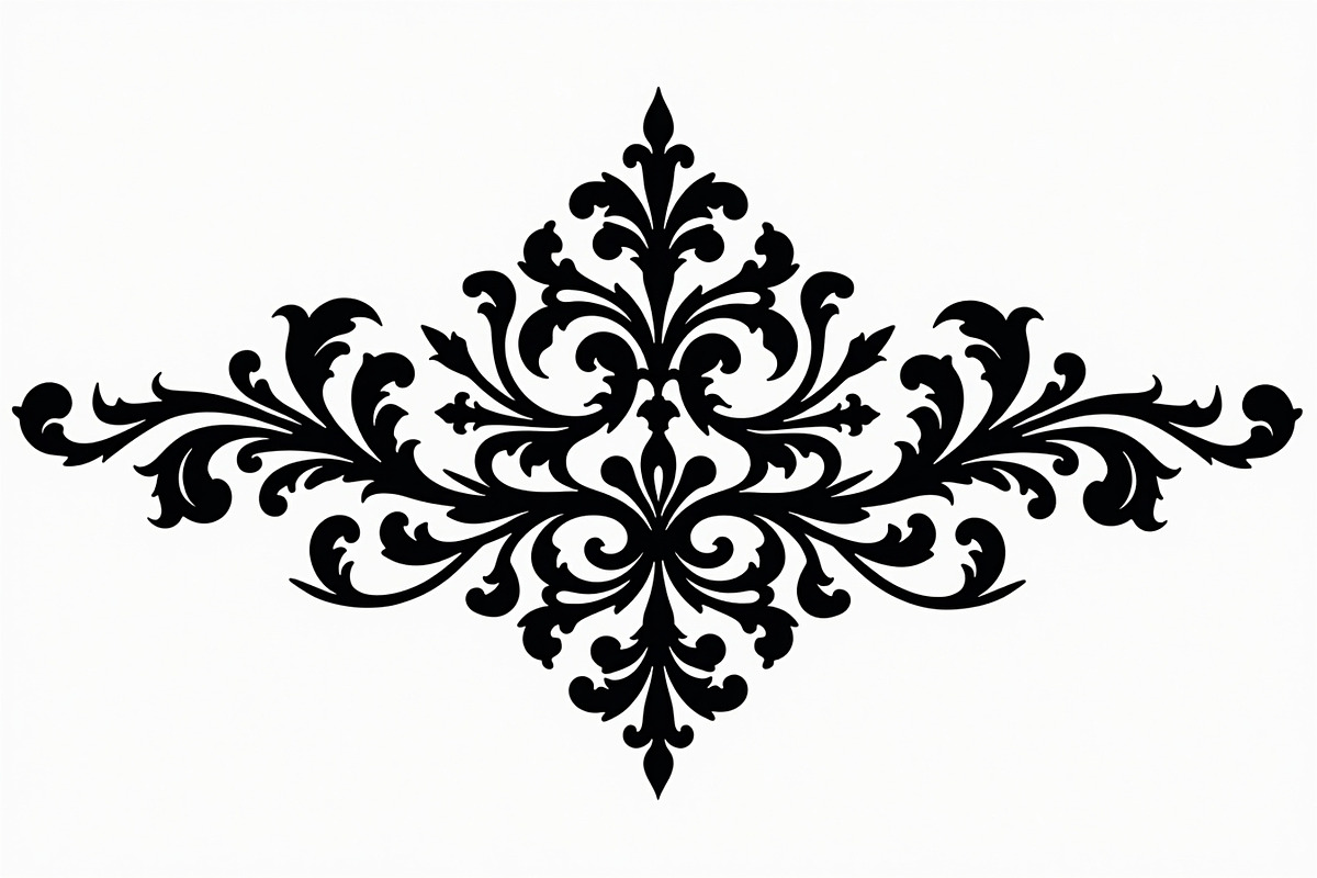 Victorian Scrollwork Ornament with, an Illustration by Amazin_art (Photo 15 of 26)