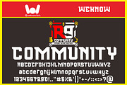 Republic Nine Font, a Font by weknow (Thumbnail 5 of 9)
