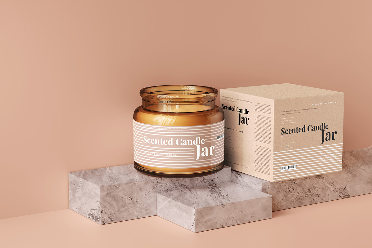 Amber Glass Candle Mockup Bundle, a Packaging Mockup by pmvch (Photo 107 of 135)