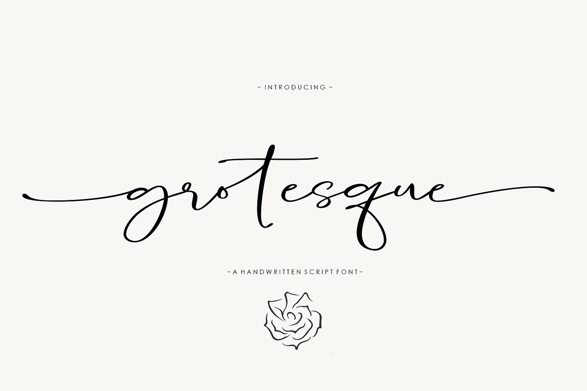 Grotesque Script, a Script Font by Artic Type (Photo 1 of 8)