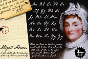 Abigail Adams, a Script Font by Three Islands Press (Thumbnail 1 of 5)