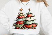 Whimsical Christmas Tree Clipart, an Illustration by OK Design (Thumbnail 6 of 6)