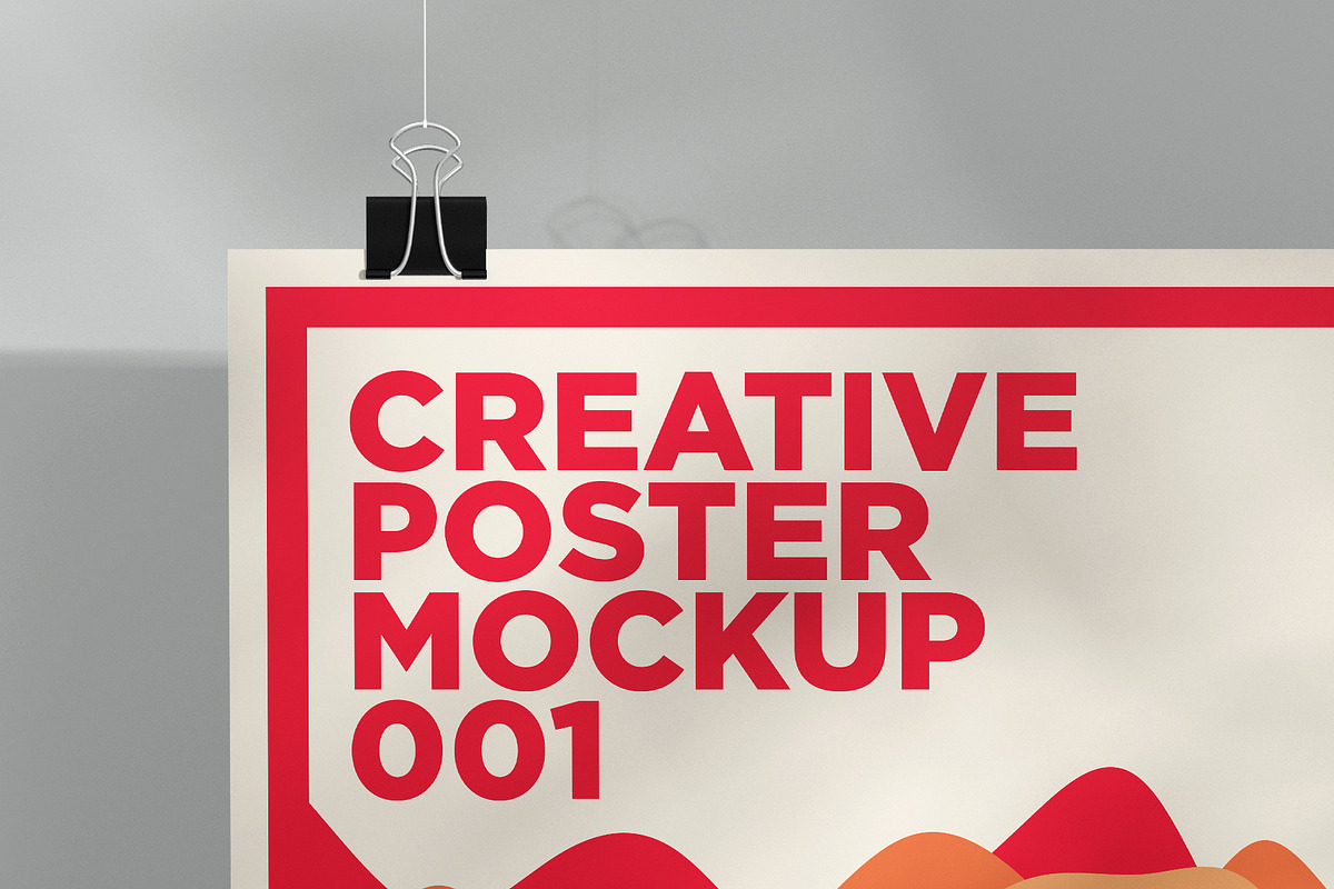 Creative Poster Mockup, an Advertising Mockup by Traint (Photo 6 of 7)