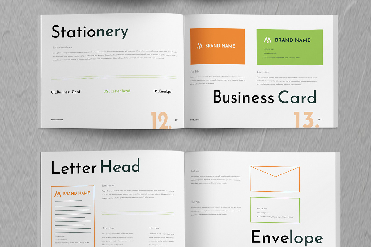 Brand Guideline Layout, a Brochure Template by ContestDesign (Photo 5 of 5)