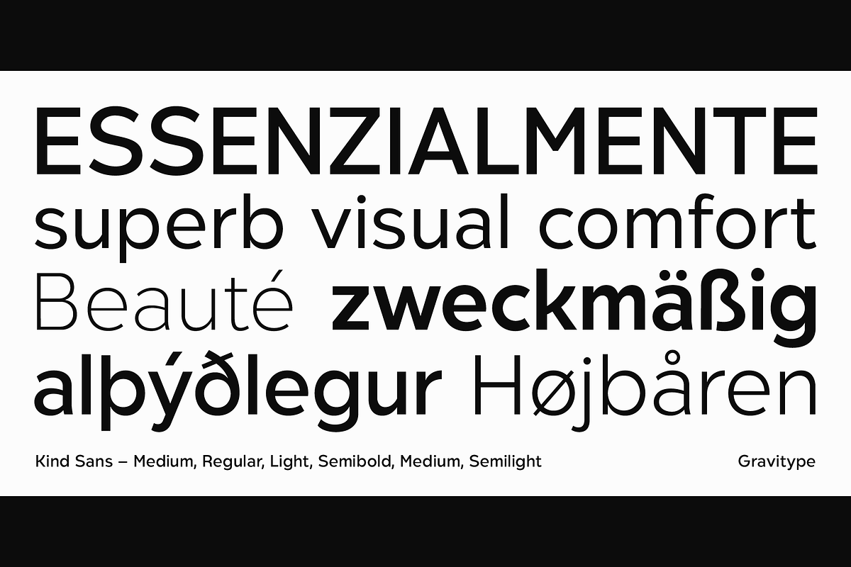 Kind Sans - Humanist Font Family, a Sans Serif Font by Gravitype (Photo 3 of 15)