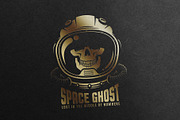 Space Ghost Astronaut Skull, a Branding & Logo Template by Agor2012 shop (Thumbnail 4 of 7)