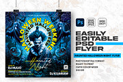 Haunted Halloween Night Party Flyer, a Flyer Template by Shajib Shikder (Thumbnail 1 of 3)