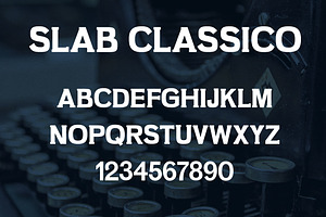 Slab Classico - Vintage Serif Slab