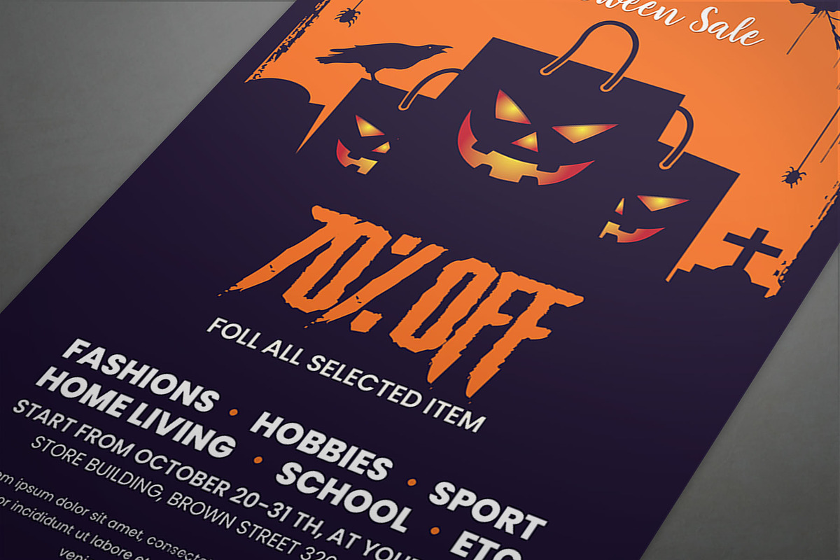 Halloween Sale, a Templates & Theme by Graphr (Photo 2 of 3)