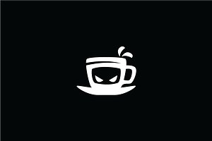 Ninja Coffee Logo Template