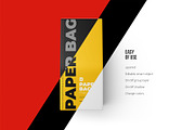 Paper Bag Mockup. Top view, a Packaging Mockup by easymock (Thumbnail 3 of 11)