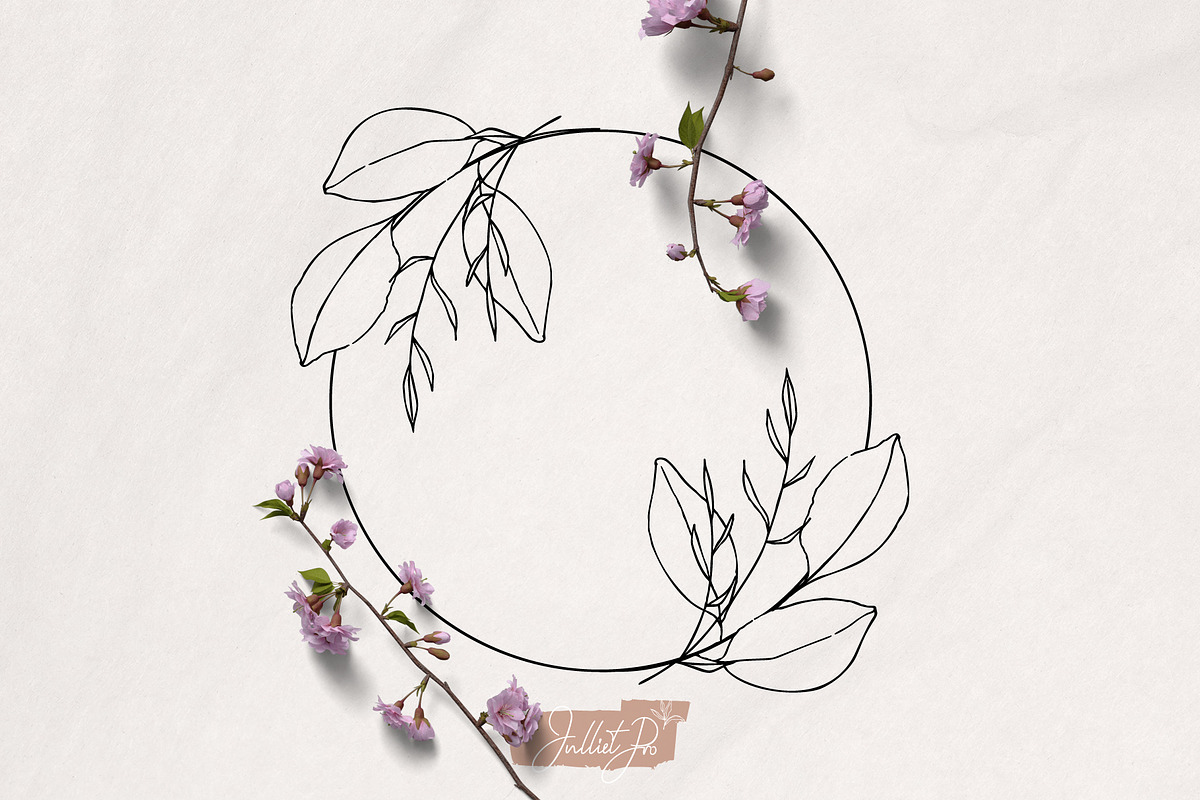 Leaves wreaths: bundle, an Object Graphic by JuDesign (Photo 8 of 9)