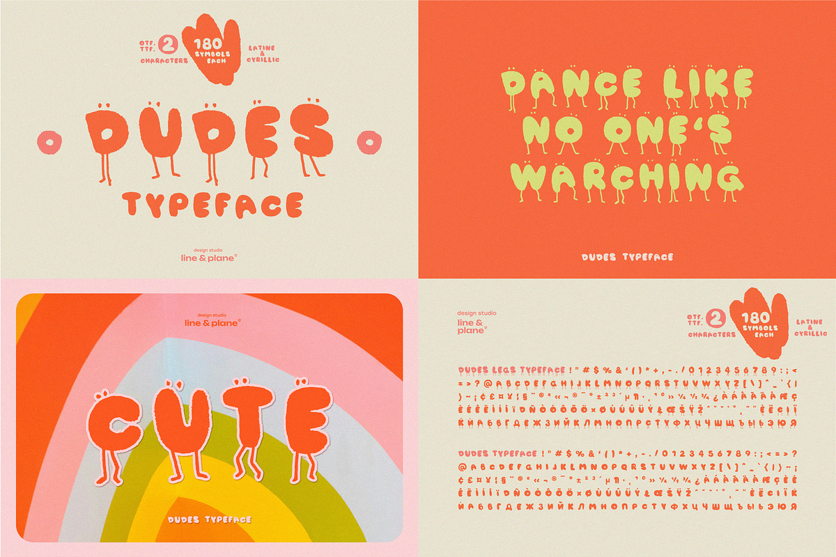 Font Bundle 50%Off-Latine & Cyrillic, a Handwritten Font by line & plane (Photo 5 of 6)