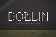 Doblin Typeface (2 Styles), a Font by nordicworker (Thumbnail 1 of 4)