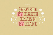Florivea Handmade Natural Typeface, a Handwritten Font by Letterhend Studio (Thumbnail 4 of 9)