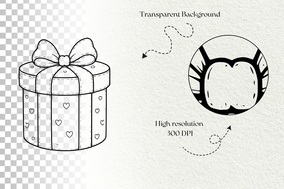 Christmas Doodle SVG Graphics, a Seasonal Illustration by DENIDigitalArtSudio (Photo 9 of 9)