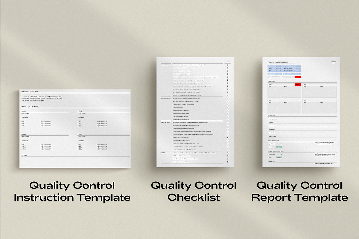 Fashion Quality Control Checklist Template preview 5