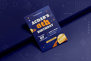 Space Party Birthday Invitation, an Invitation Template by Fannan Studio (Thumbnail 2 of 2)