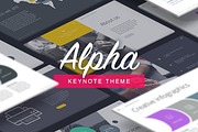 Alpha - Keynote Template, a Presentation Template by Slidehack (Thumbnail 1 of 3)