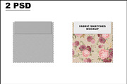 Fabric Swatches Mockup, a Product Mockup by Mockupfit (Thumbnail 1 of 3)