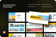 Madeilas Summer Festival PowerPoint, a Presentation Template by SquidPixey (Thumbnail 1 of 7)