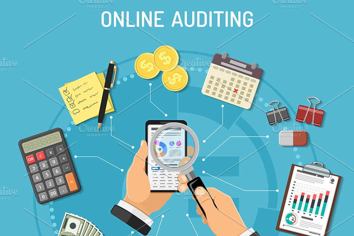 Tax, Auditing and Test Themes, a Finance Illustration by TAlex (Photo 3 of 7)