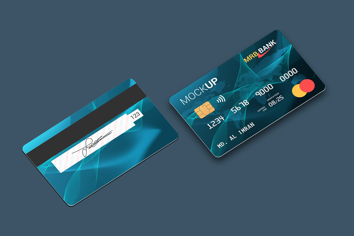 Debit Card Mockup, a Product Mockup by alimran24 (Photo 14 of 22)