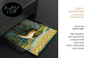 Woodland Compartments Illustrations, a Decorative Illustration by The Dutch Lady Designs (Thumbnail 2 of 7)