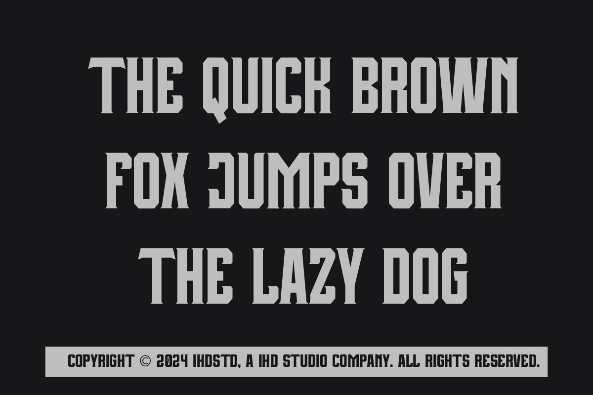 Bronze Champions Futuristic Display, a Serif Font by IHDSTD (Photo 4 of 8)