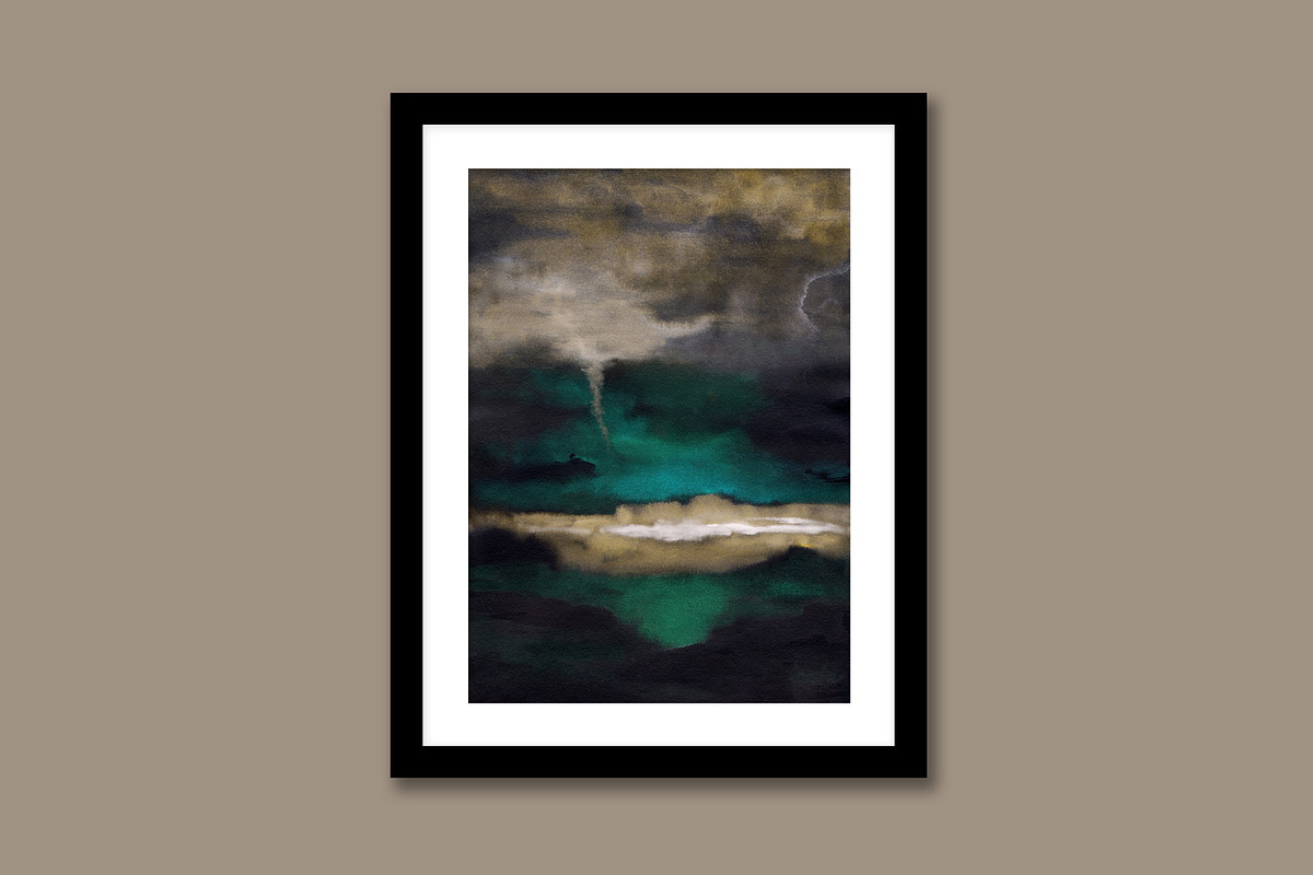 Dark Dreams- watercolor art, a Background Graphic by Marmoris.Arts (Photo 23 of 28)