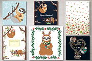 Cute Sloths Prints & Patterns, an Animal Illustration by Dasha_D (Thumbnail 12 of 13)